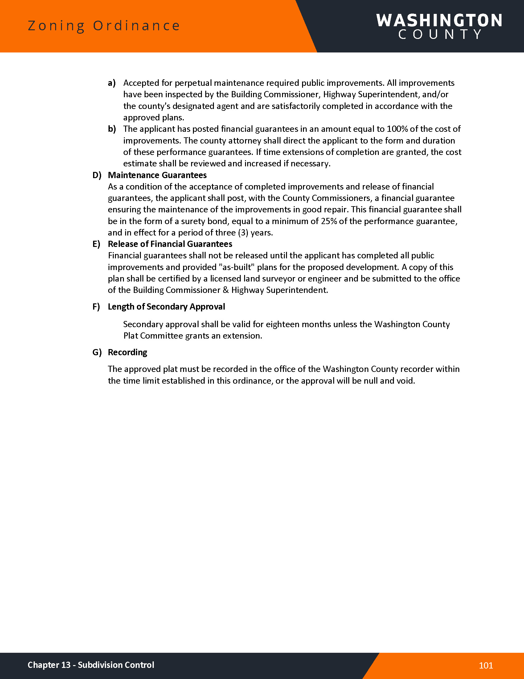 Washington County Zoning Ordinance1 12 25 Page 106